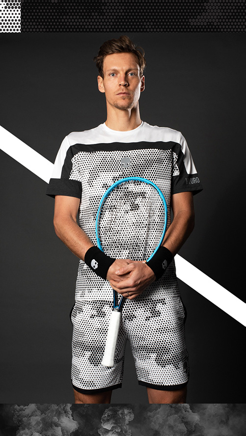 Tech Camo Outfit - Hydrogen Tennis Clothing